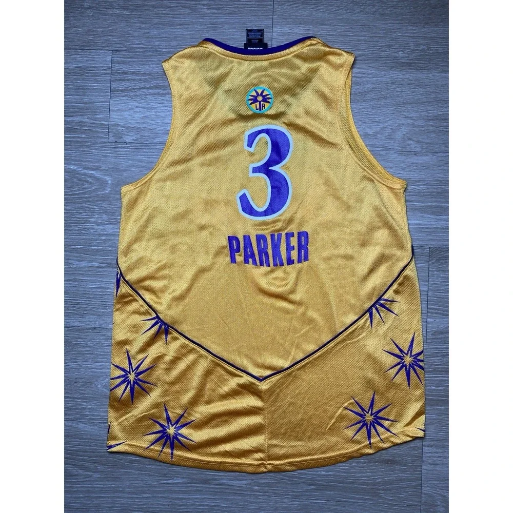 Authentic Y2K Adidas WNBA Los Angeles Sparks Candace Parker Jersey Size SMALL